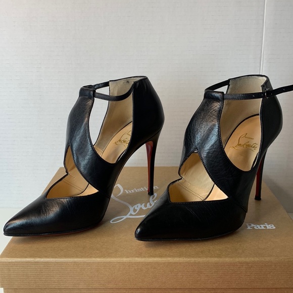 NEW Condition Christian Louboutin Dictata 100 Kid (Black) - Picture 2 of 10